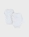Set of 2 Bodysuits, Cotton