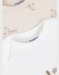 Set of 2 Bodysuits, Cotton