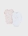 Set of 2 Bodysuits, Cotton