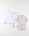 Set of 3 Baby Pyjamas, Jersey