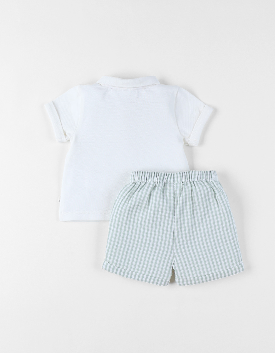 Set Polo with Shorts, Cotton