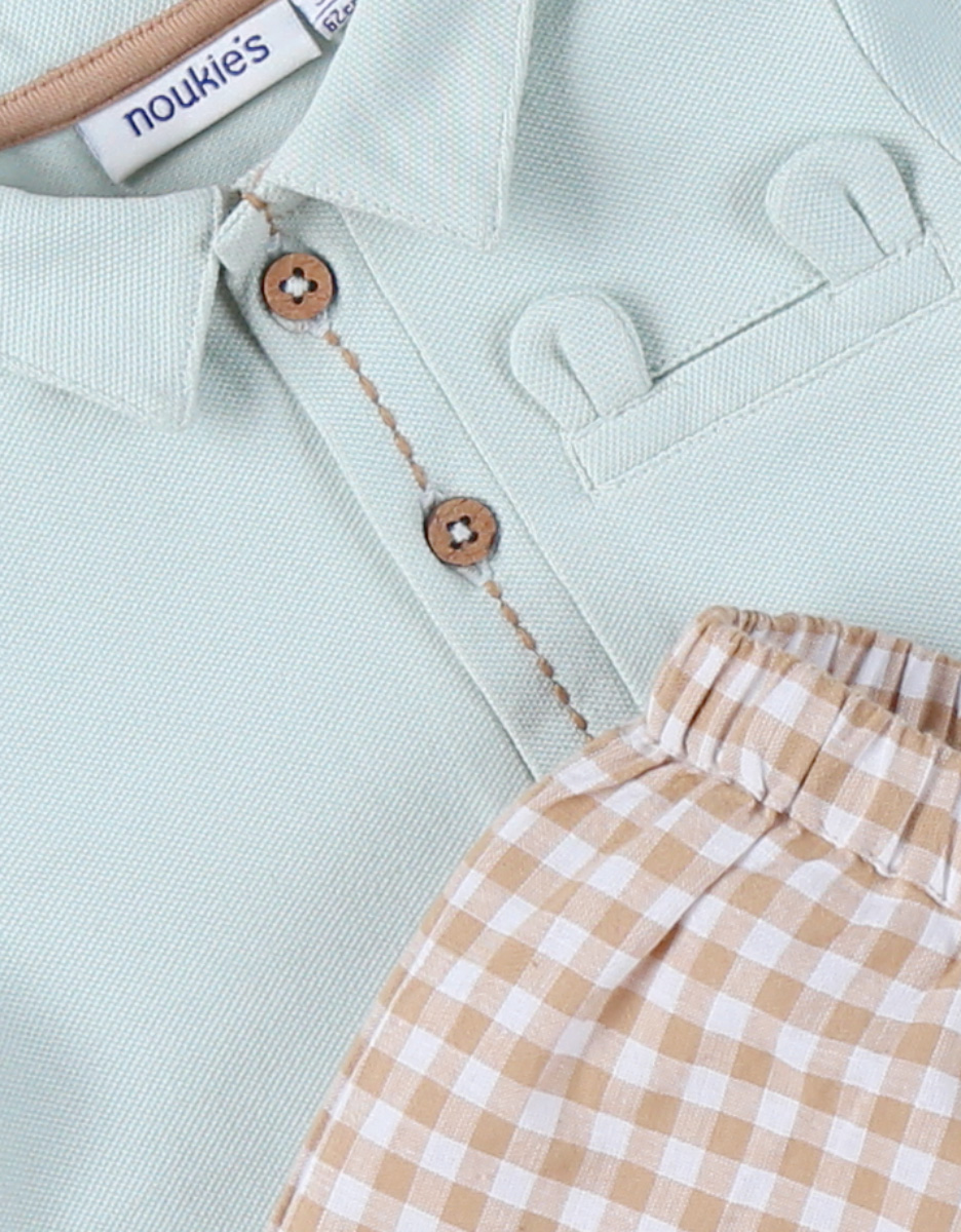 Set Polo with Shorts, Cotton