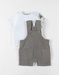 Set Salopette avec T-shirt, Coton