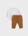 Sweater en jogging set met mammoetprint in Sweatoloudoux®
