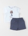 T-shirt met short, Katoen