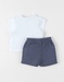 T-shirt with shorts, Cotton