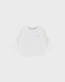 Ensemble gilet t-shirt et legging en jersey côtelé beige
