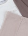 Ensemble gilet t-shirt et legging en jersey côtelé beige
