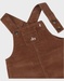 Salopette en t-shirt set in geribd fluweel
