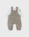 Dungarees and t-shirt set in corduroy velvet
