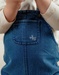 Overall en t-shirt set in geribd fluweel
