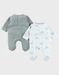 Set van 2 baby-pyjama's in zachte velours