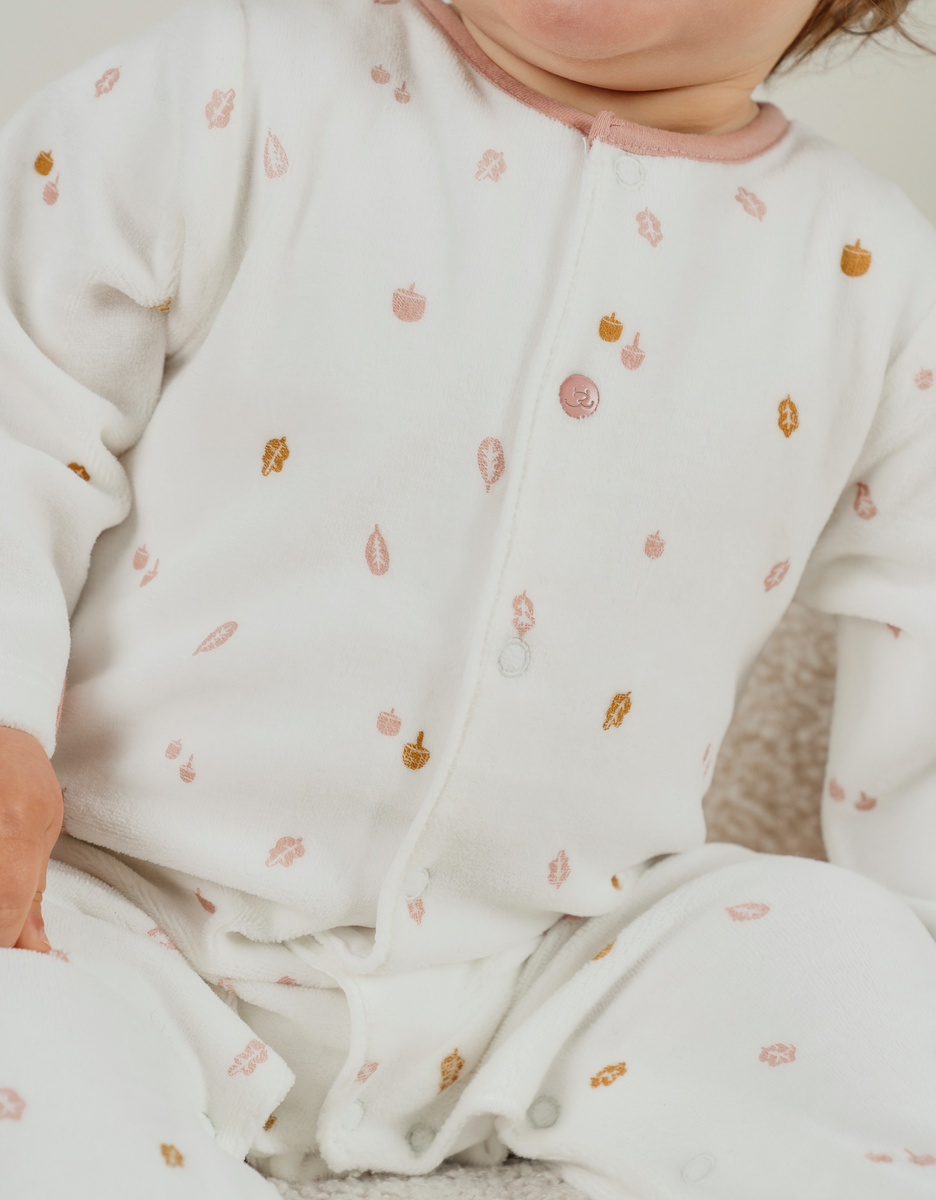 Set van 2 baby pyjama’s van velours
