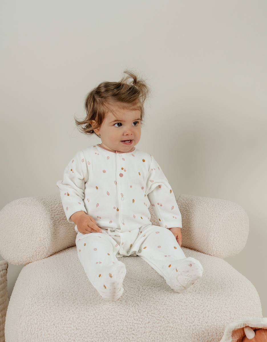 Set van 2 baby pyjama’s van velours
