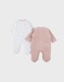 Set van 2 baby pyjama’s van velours
