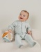 Set van 2 babypyjama's in fluweel
