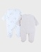 Set van 2 Baby Pyjamas in Fluweel