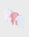 Set van 3 Baby Pyjamas in Fluweel