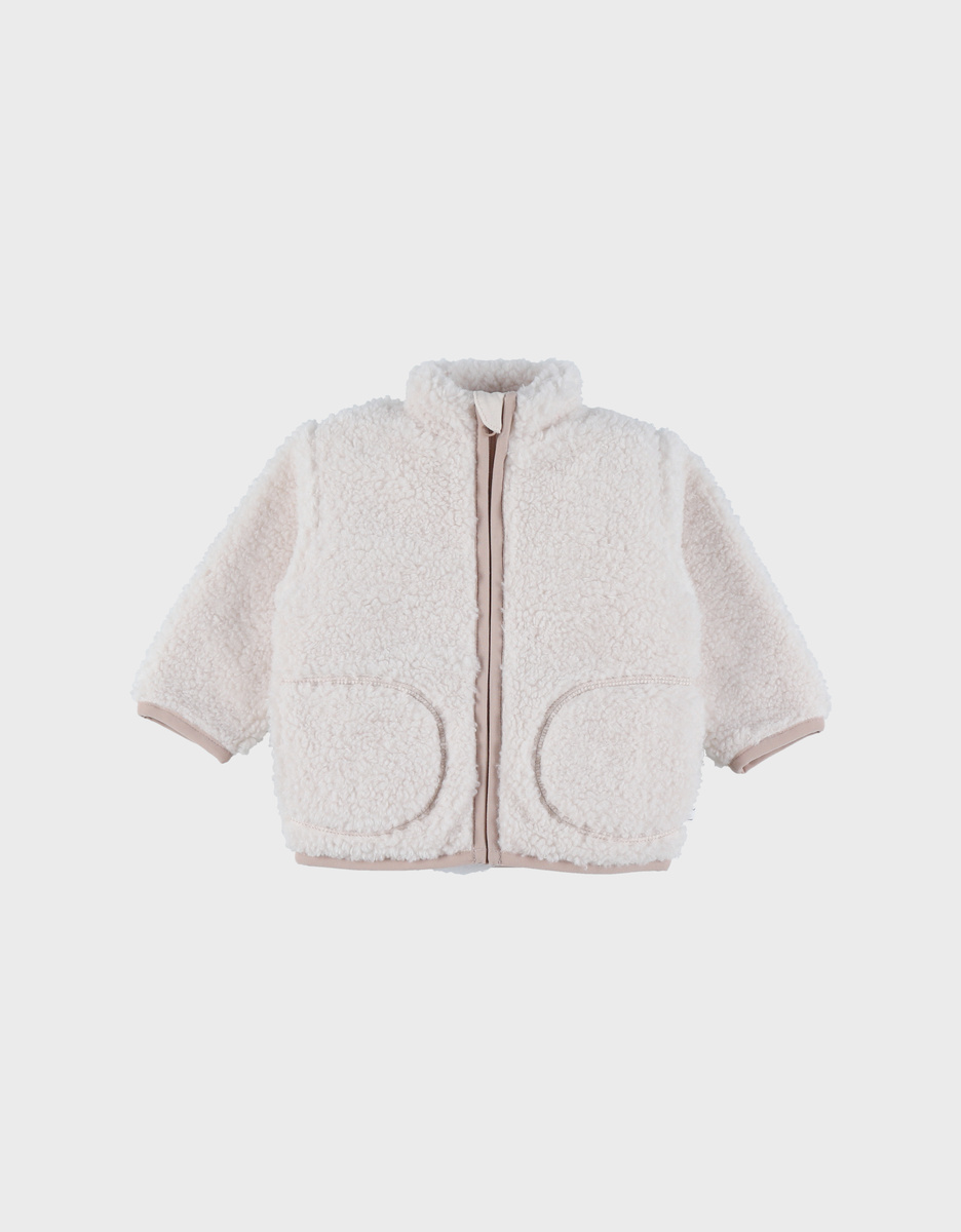 Ecru sherpa jacket
