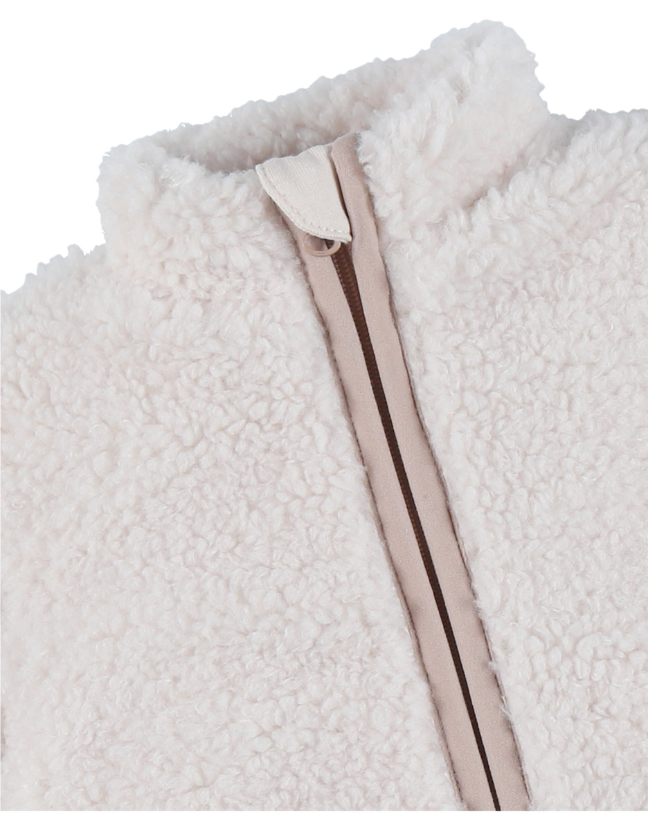 Ecru sherpa jacket
