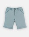 Cotton piqué bermuda shorts, sage green