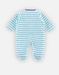 Velvet striped sleep-well pyjamas, blue