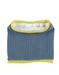Blauwe tubesjaal uit tricot
