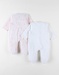 Set van 2 Baby Pyjamas, Fluweel