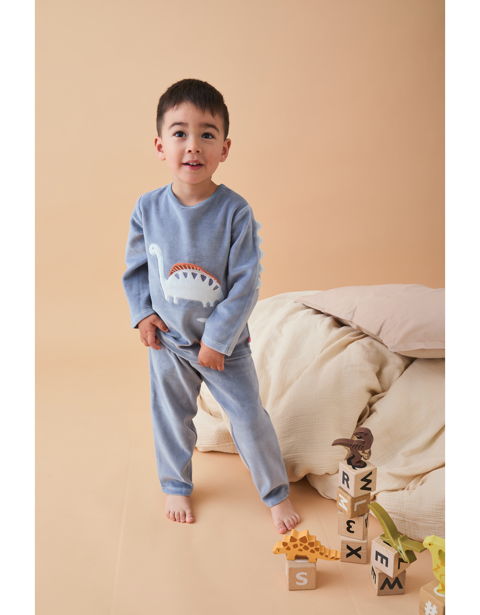 Corduroy fluwelen pyjama, dinosaurus