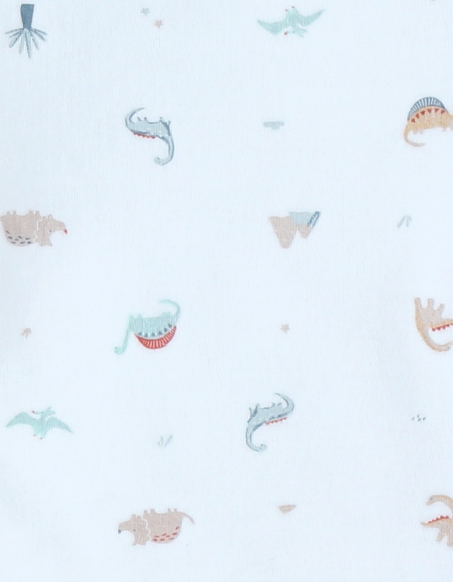 Corduroy velvet white pyjamas, dinos