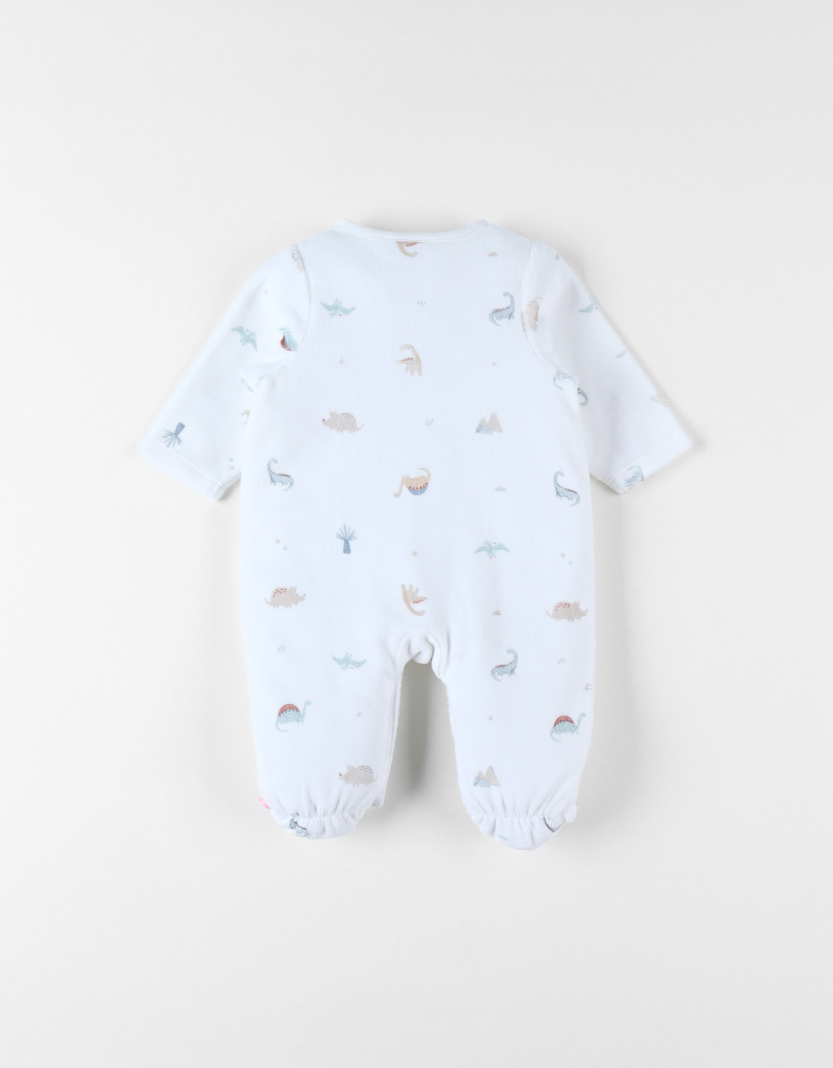 Corduroy velvet pyjamas,dinosaur print