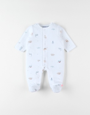 Corduroy velvet pyjamas,dinosaur print