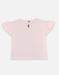 T-shirt manches courtes rose avec sequins
