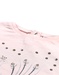T-shirt manches courtes rose avec sequins