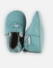 Nouky mint green leather babyshoes with elastics