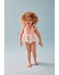 Striped floating suit with prints, light pink/off-white