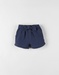Cotton muslin  shorts, navy blue