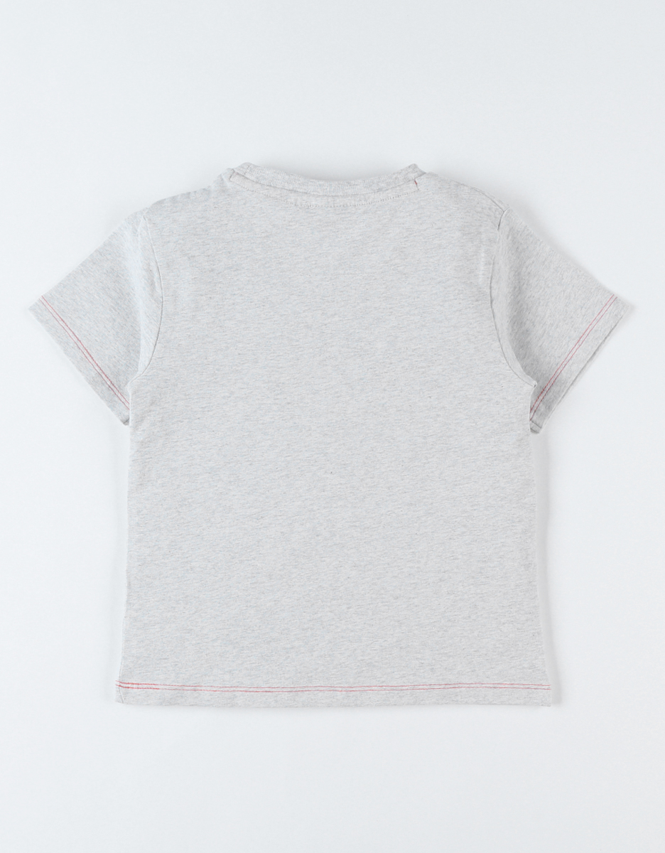T-shirt à manches courtes, gris clair