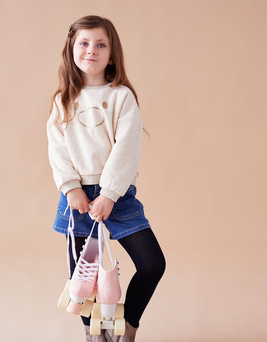 Katoenen Nouky sweater, beige