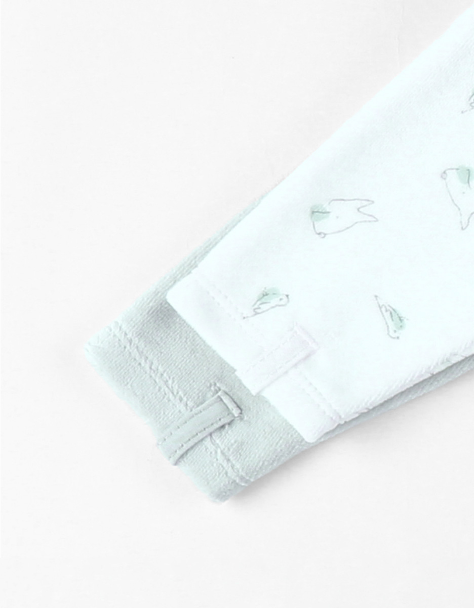 Pack of 2 Baby Pyjamas, Velvet