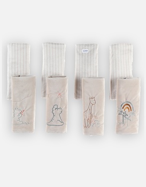 Protège barreaux pour lits et parcs bébé, beige