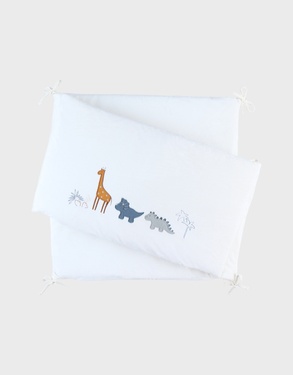 Veloudoux Tiga, Stegi & Ops bed bumper, off-white