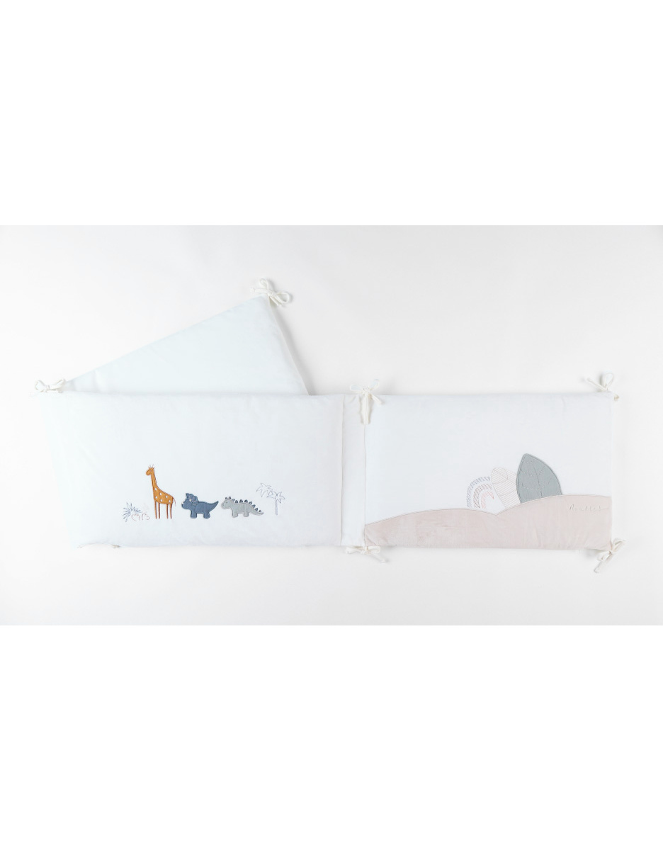 Veloudoux Tiga, Stegi & Ops bed bumper, off-white