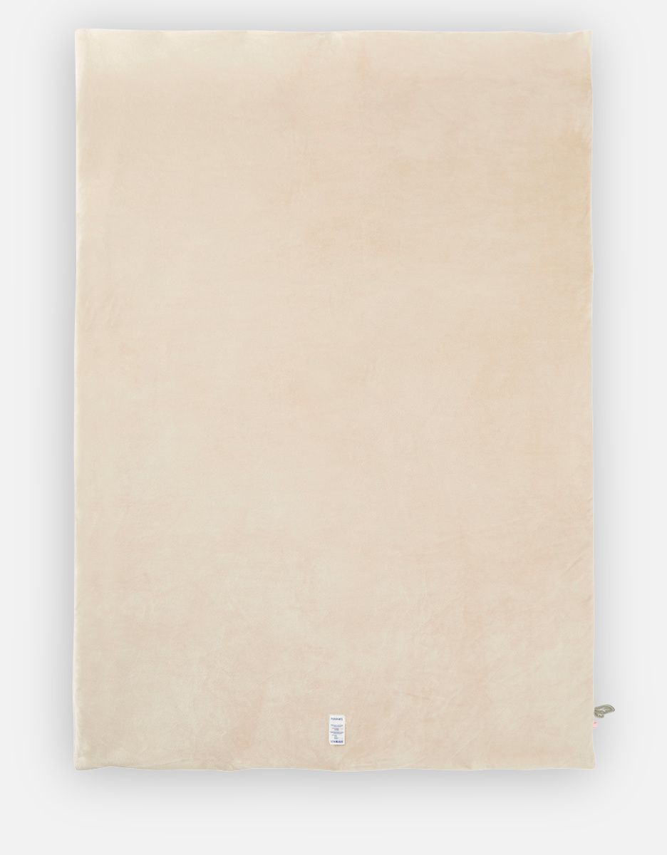 Couverture 100 x 140 cm TSO en Veloudoux, beige