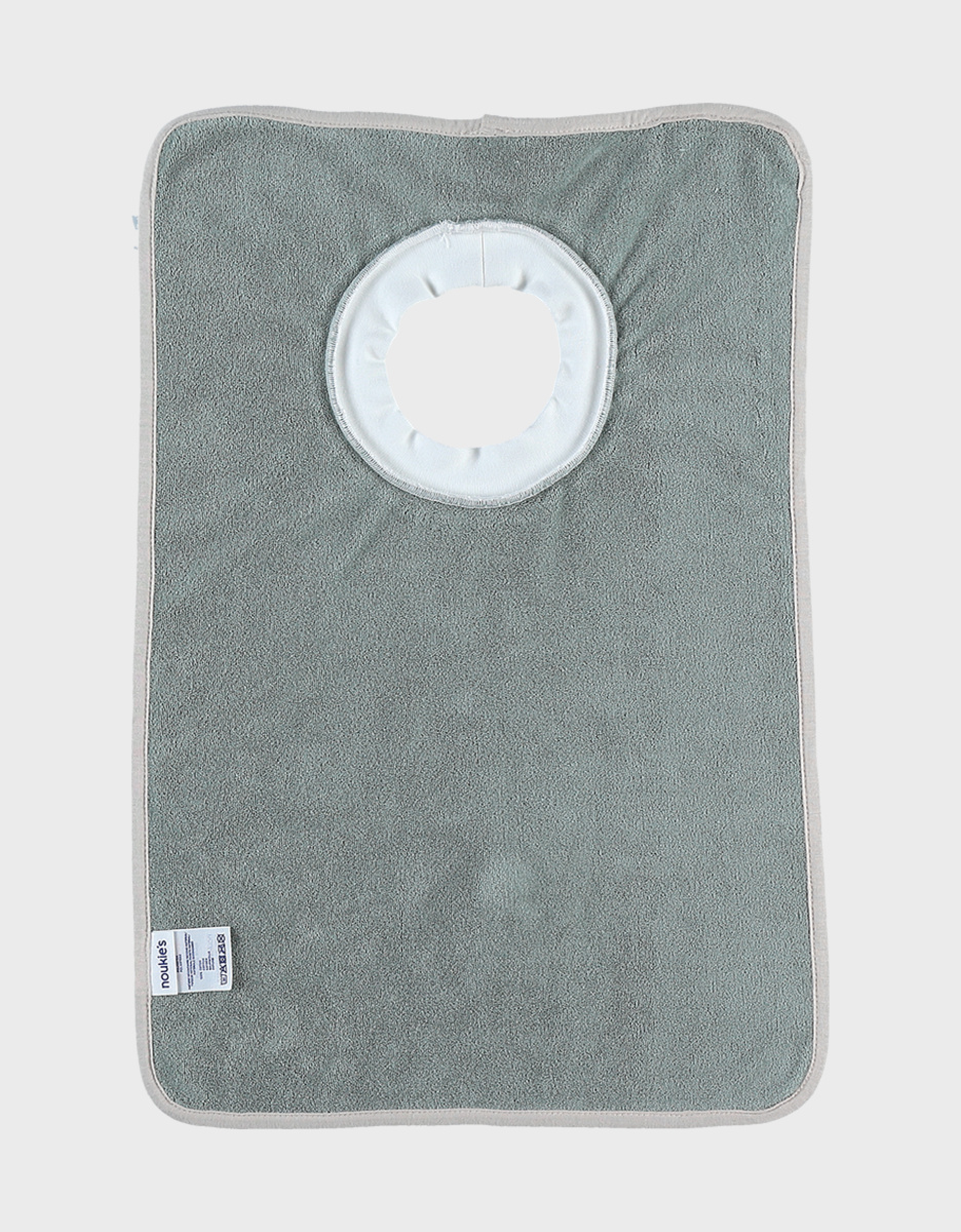 Terry dino funny bib, green