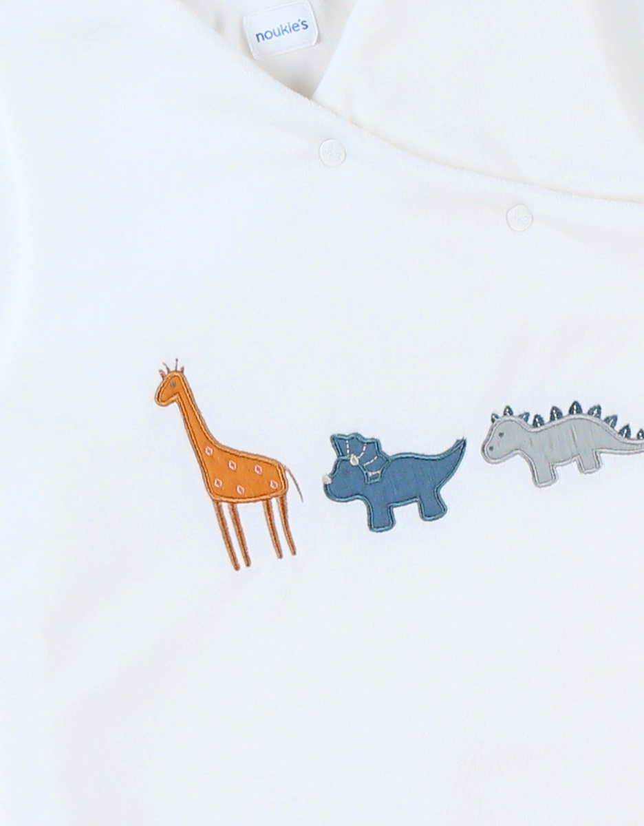 Gigoteuse 70 cm Tiga, Stegi & Ops en Veloudoux®, écru