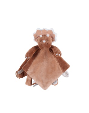 Veloudoux Ops knuffeldoekje, kaneelbruin