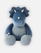 Peluche large Ops en Veloudoux, bleu