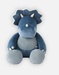 Peluche large Ops en Veloudoux, bleu