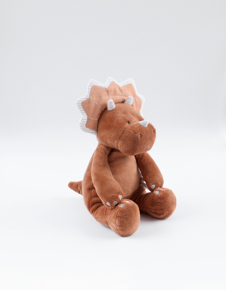 Small Veloudoux Ops soft toy, cinnamon